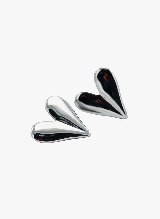 Statement oorbellen big heart