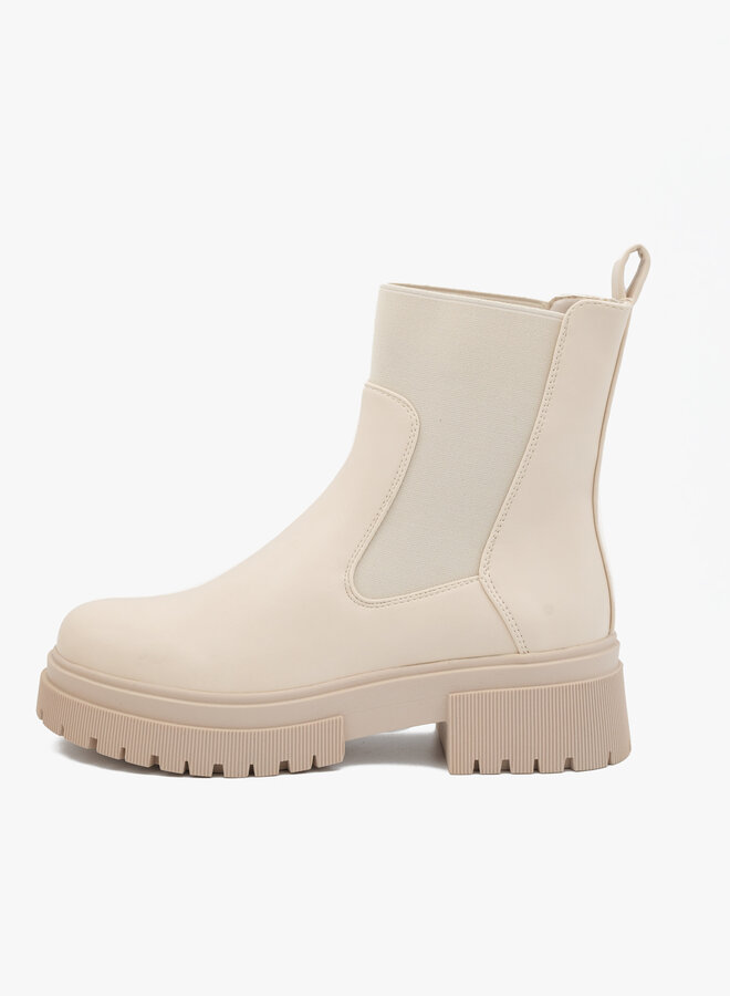 Chelsea laarzen beige