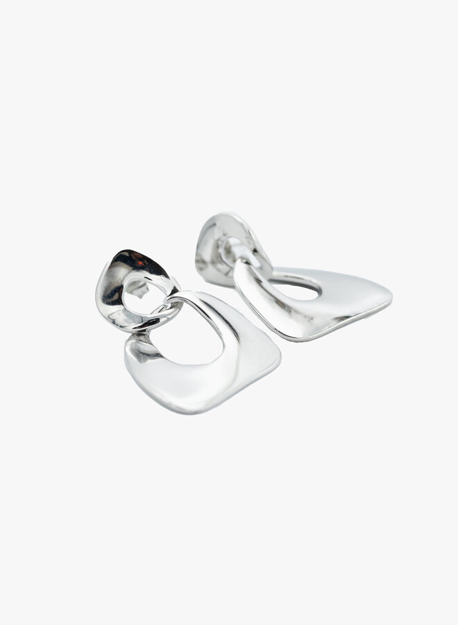 Statement oorbellen geo