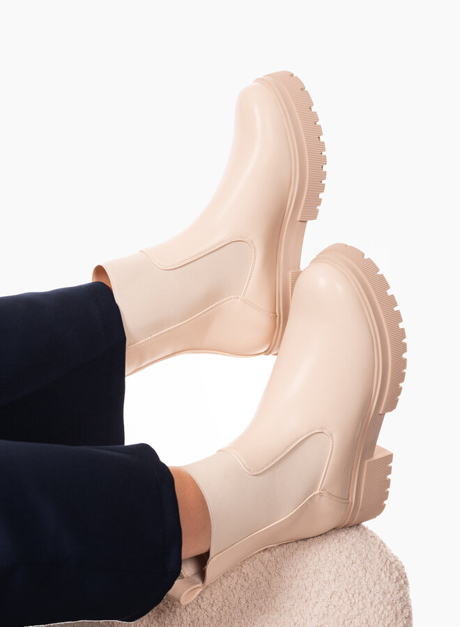 Chelsea laarzen beige