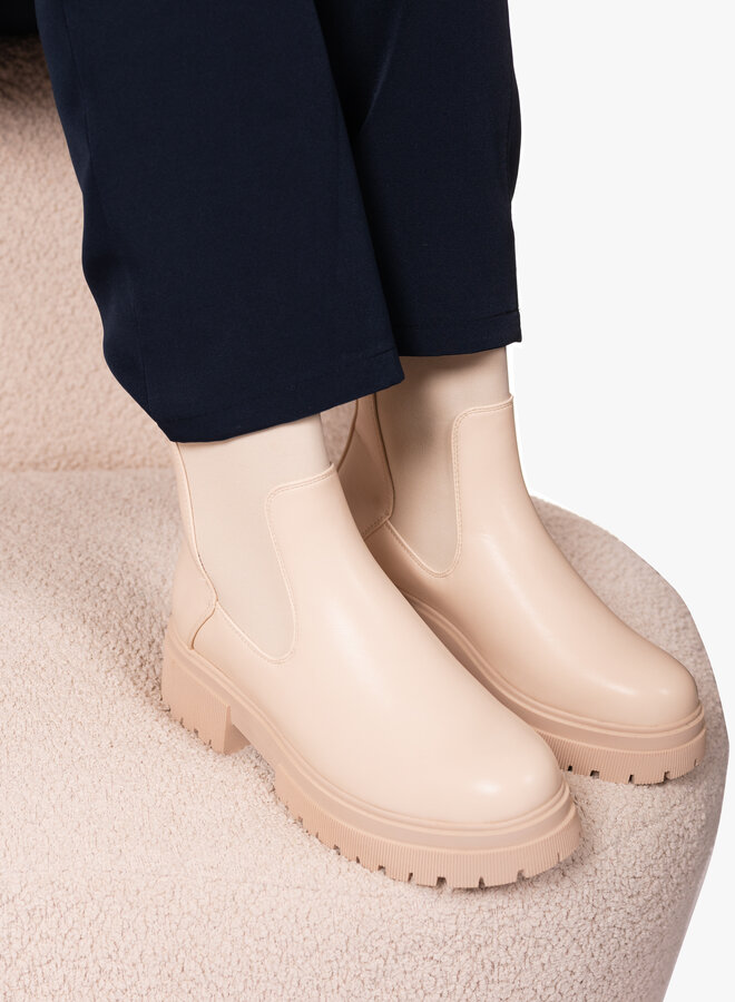 Chelsea laarzen beige