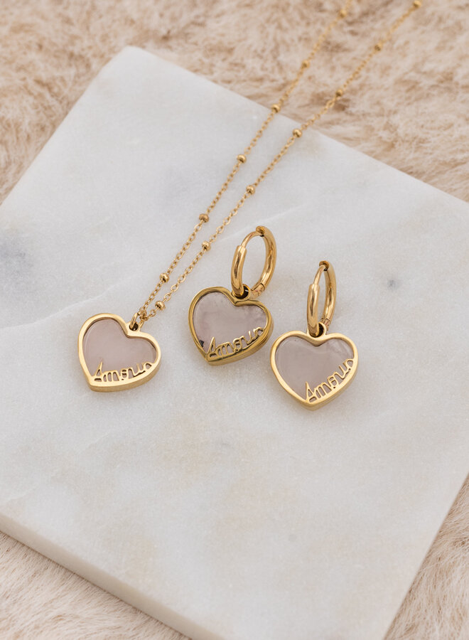 Ketting met hart amour