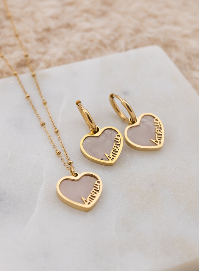 Ketting met hart amour