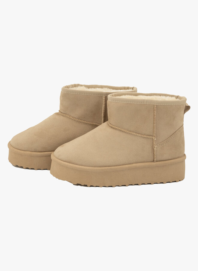 Ugg dupe beige met hoge zool