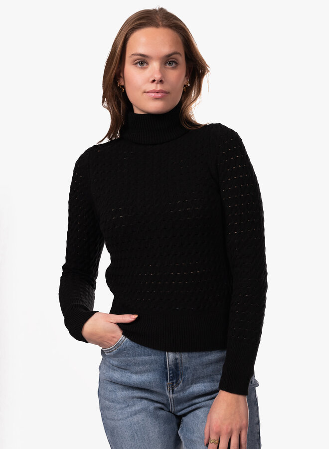 Coltrui met patroon zwart