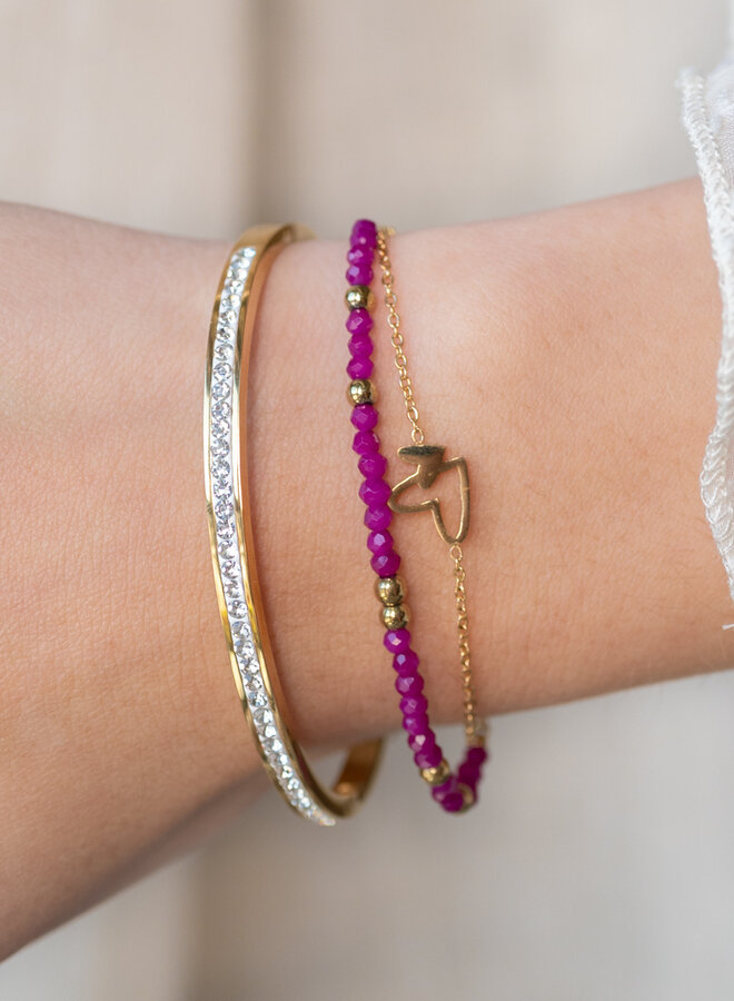 Bangle armband glitters