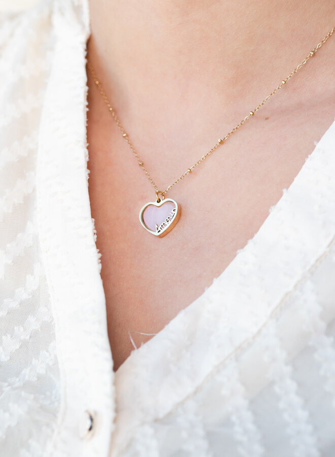 Ketting met hart amour