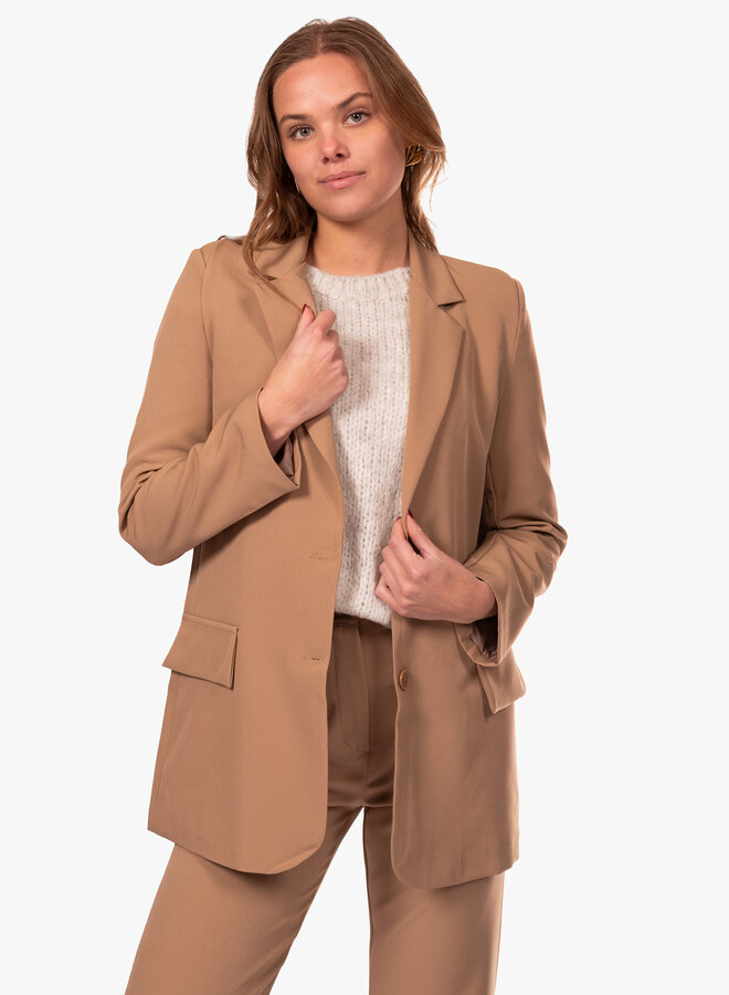Casual blazer taupe
