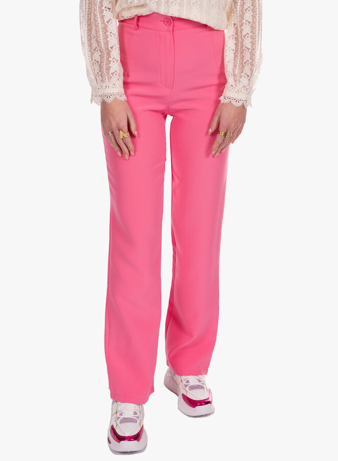 Pantalon loose fit roze