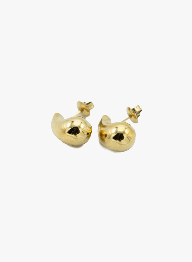 Druppel oorbellen maat S goud