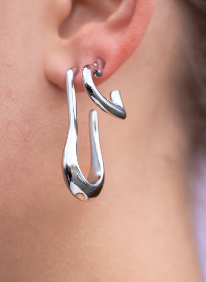 Oorbellen long hoop
