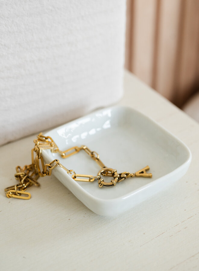 Schaaltje porselein wit