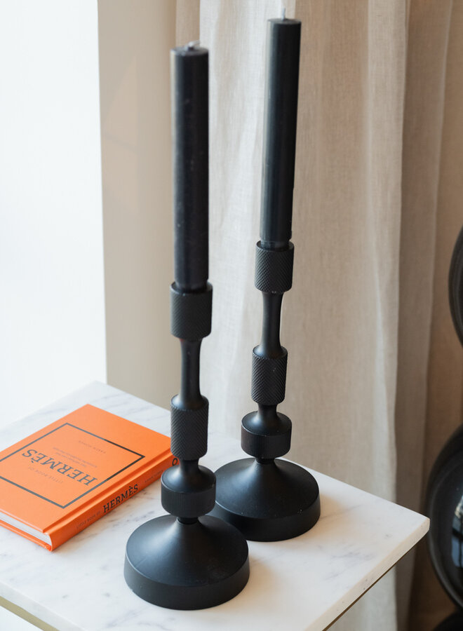 Dinerkaars 18.5 cm zwart