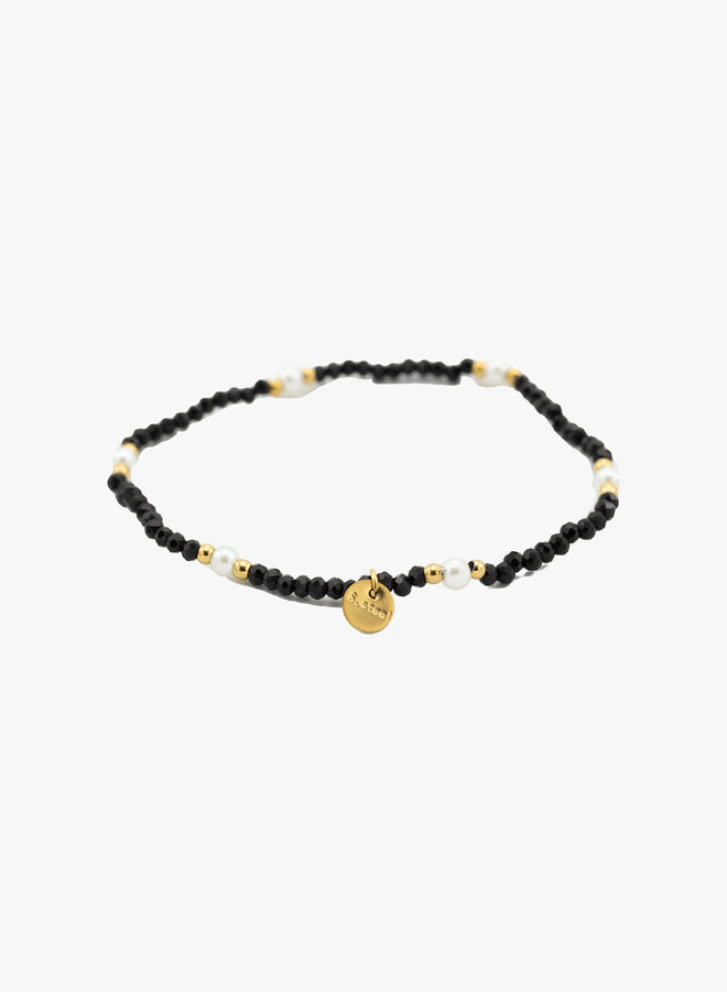 Kralenarmband Sarah zwart