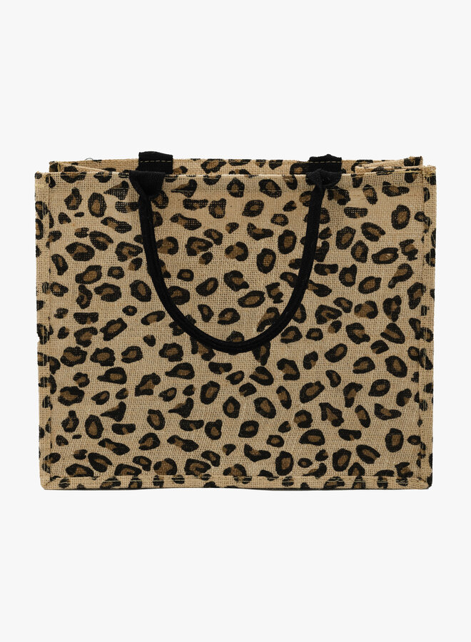 Shopper tas luipaard print