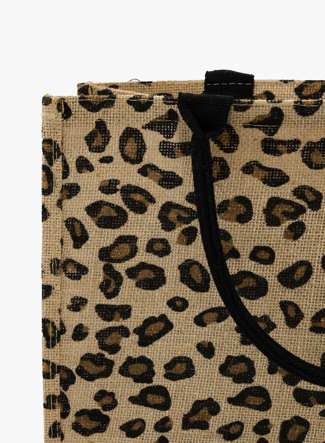 Shopper tas luipaard print