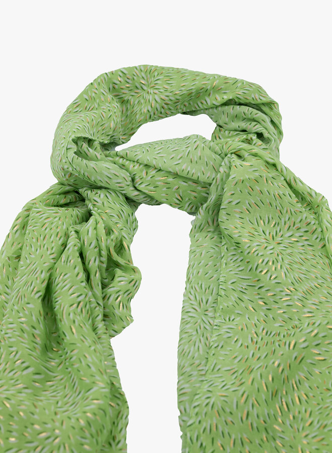 Zomer sjaal zon met goud groen