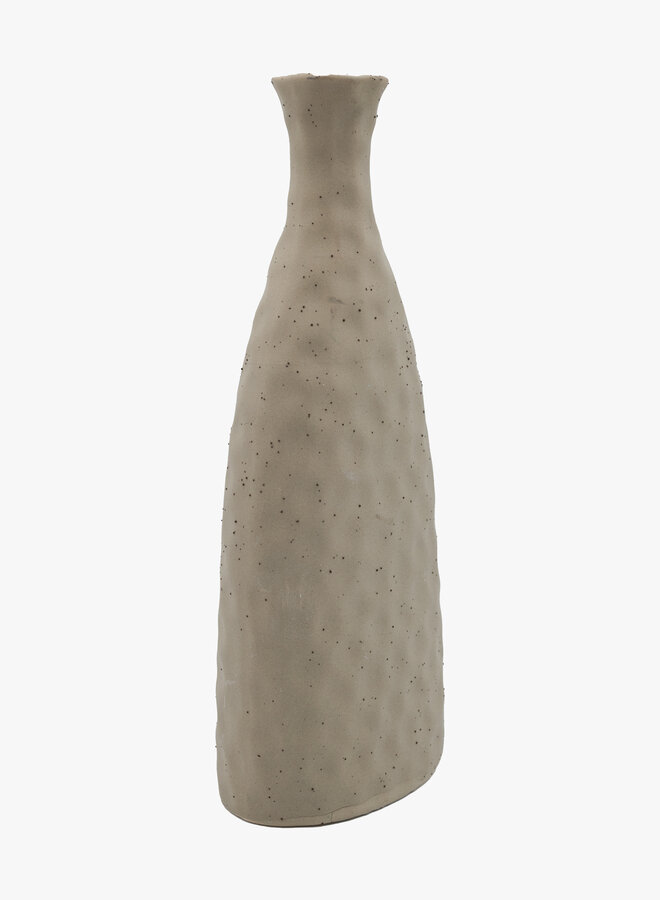 Vaas aardewerk betonlook 26 cm