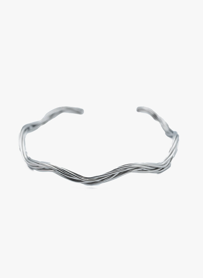 Open bangle gedraaid effect