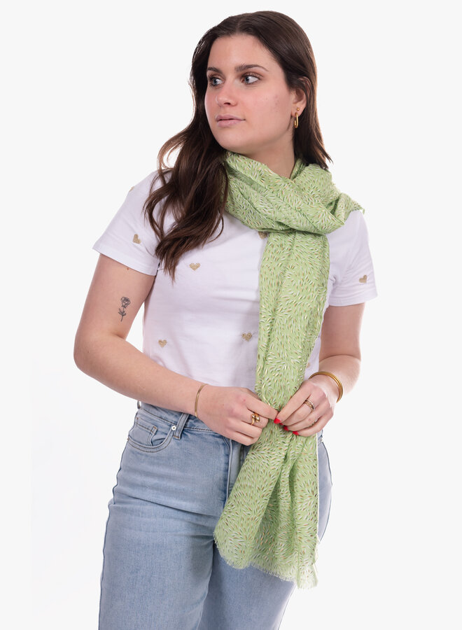 Zomer sjaal zon met goud groen