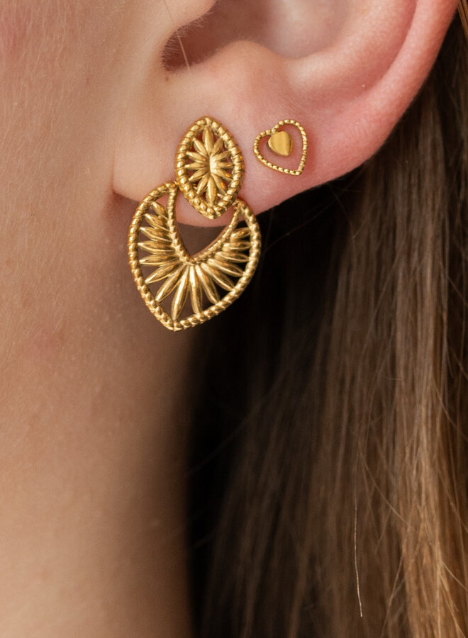 Mini statement oorbellen Egypte