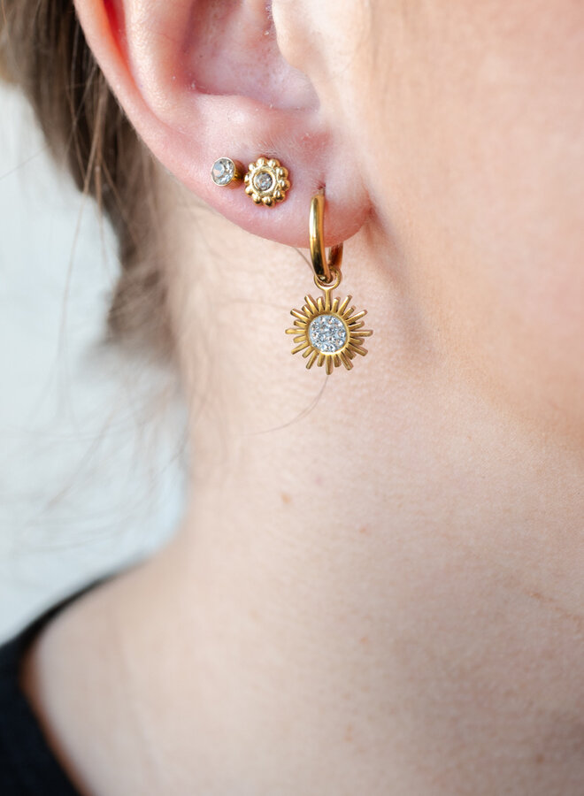 Oorknopjes met steentje