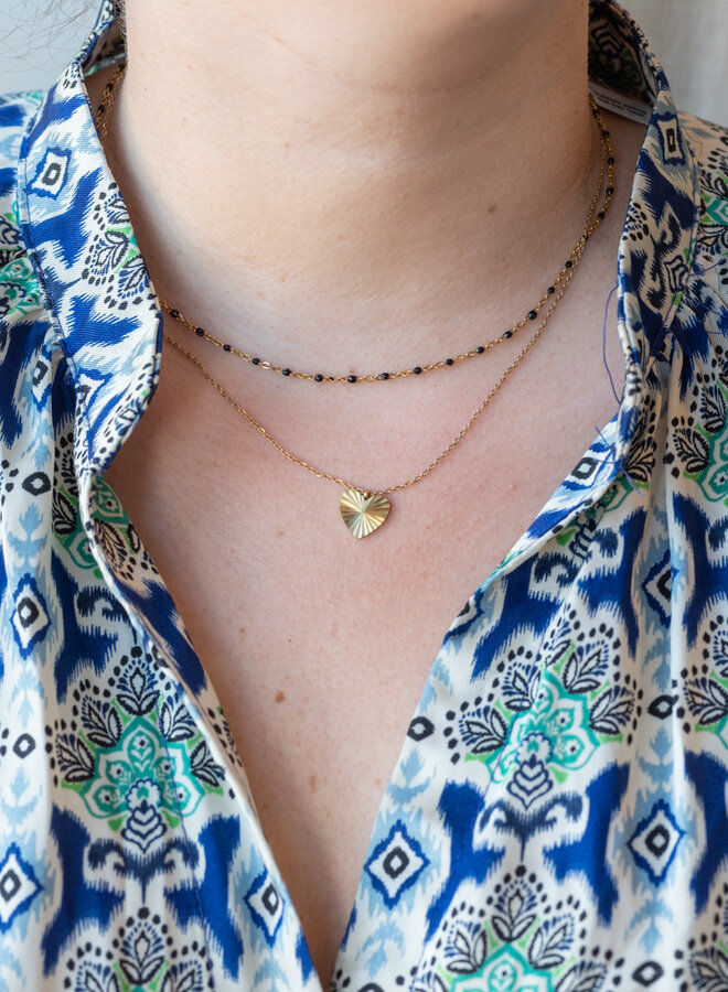 Subtiele ketting met hart