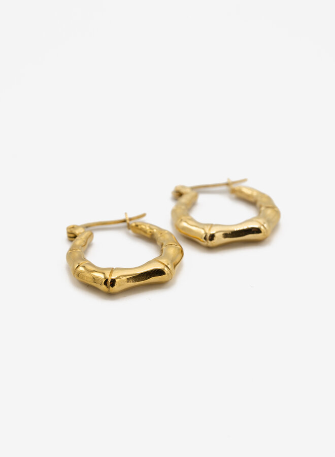 Bamboe oorringen Sky