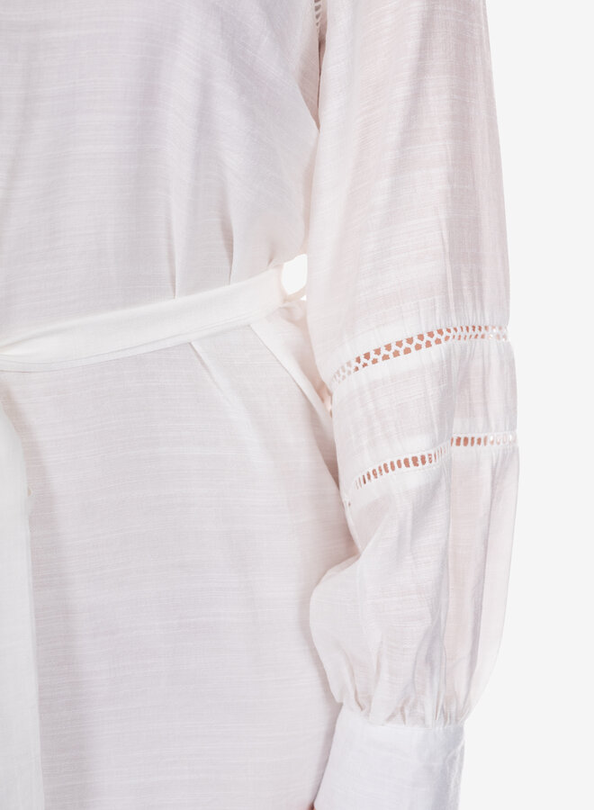 Jurk viscose Loes wit