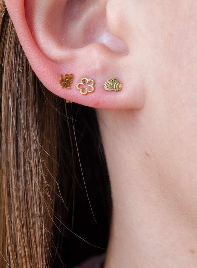 Oorknopjes open bloem Stella