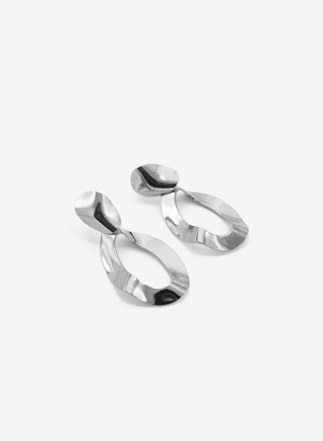 Statement oorbellen ovaal