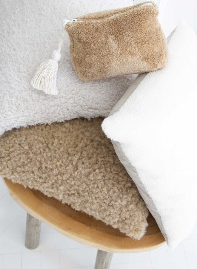 Kussen fluffy wit