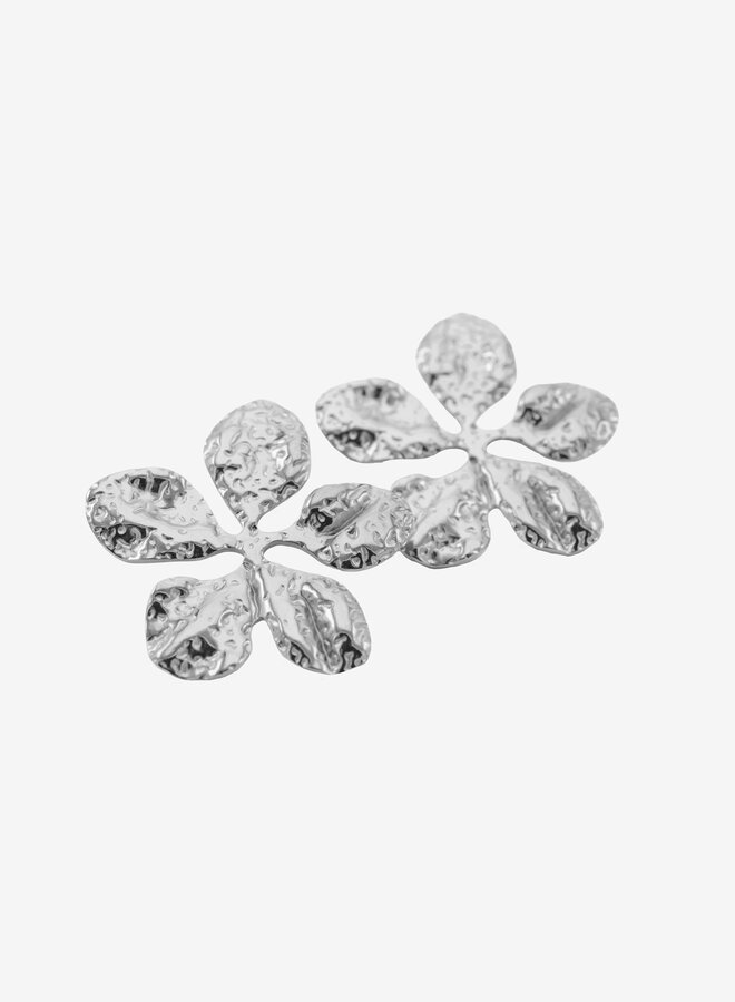 Statement oorbellen big flower