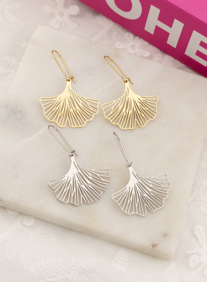 Statement oorbellen leave