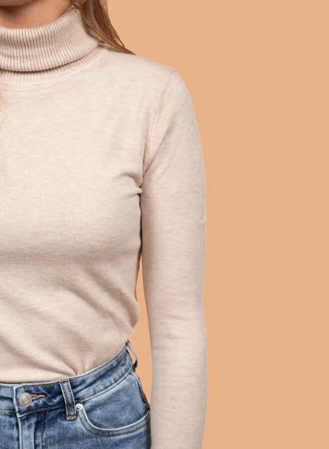 Beige coltrui