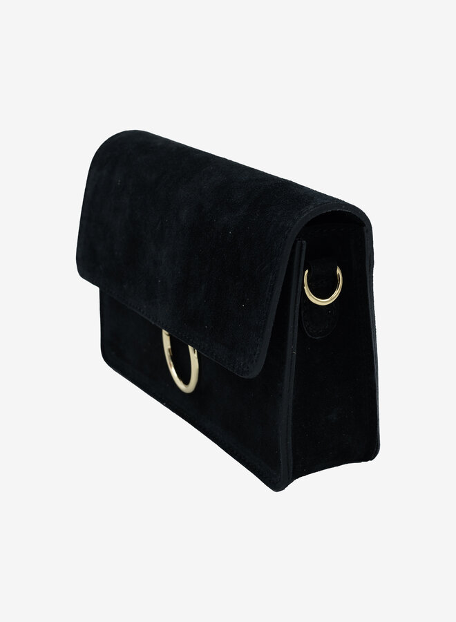 Suède tas zwart Kylie