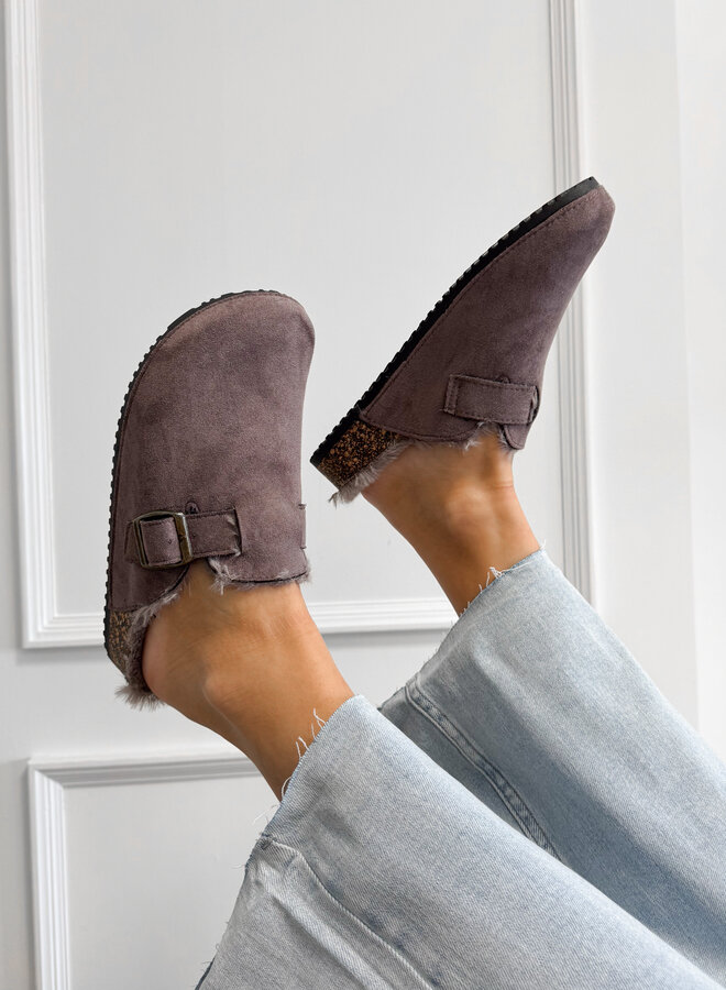 Instapper klomp grijs