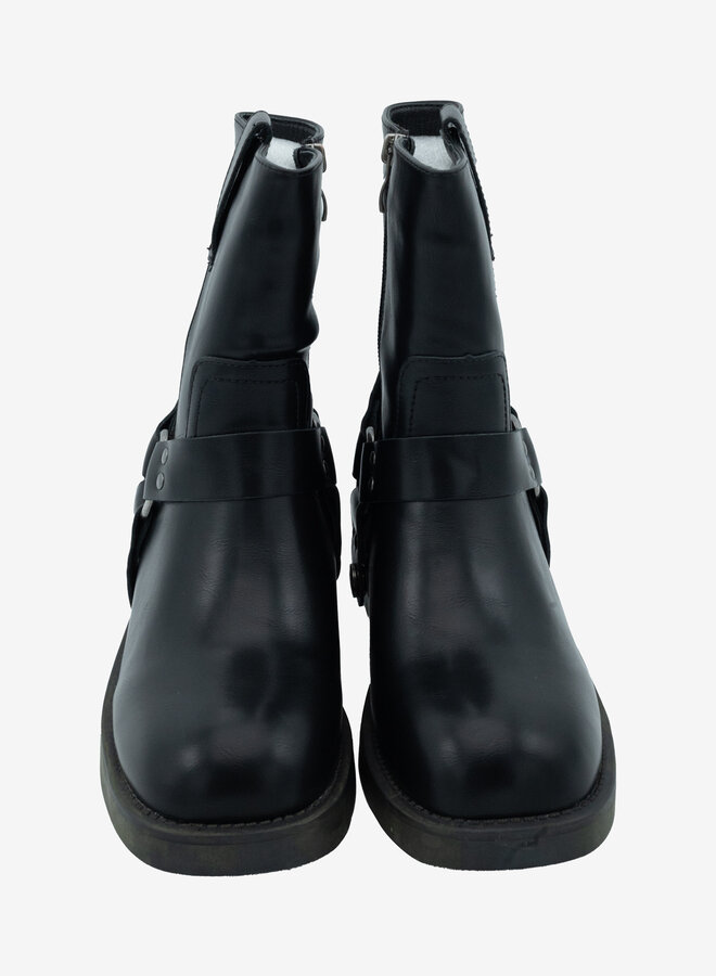 Lage stoere laarzen zwart