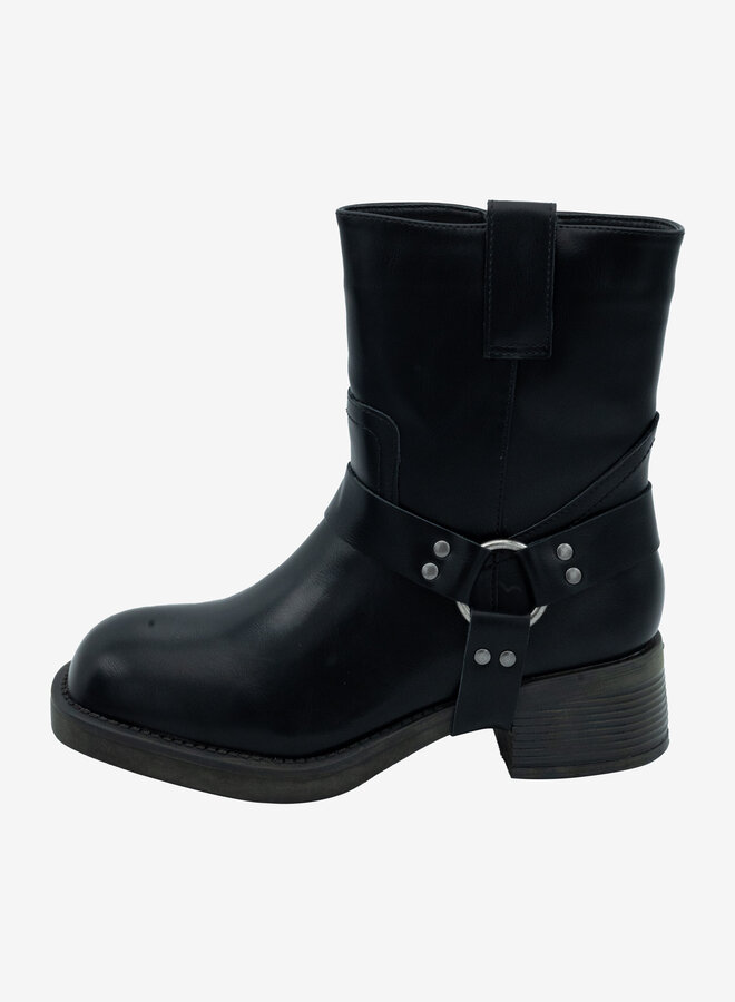 Lage stoere laarzen zwart