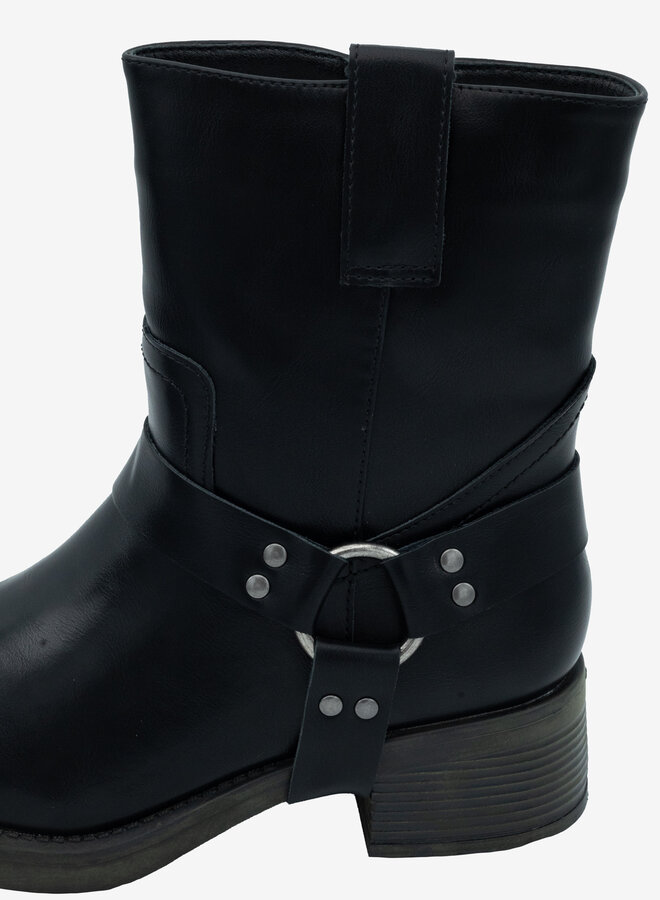 Lage stoere laarzen zwart