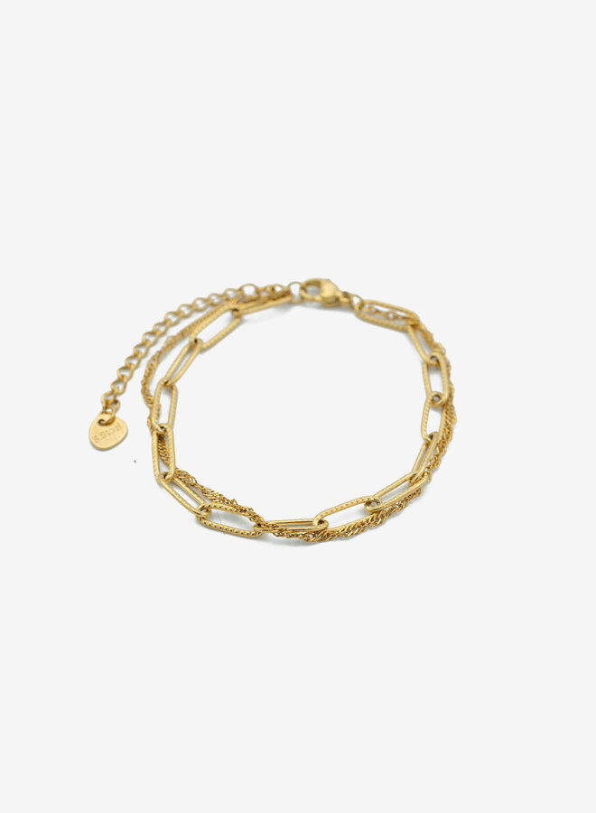 Dubbele schakelarmband