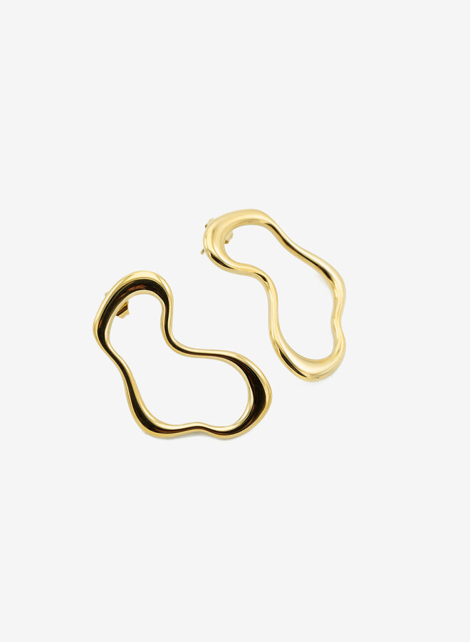 Statement oorbellen geometrische vorm