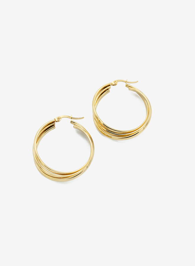 Oorhangers drie ringen