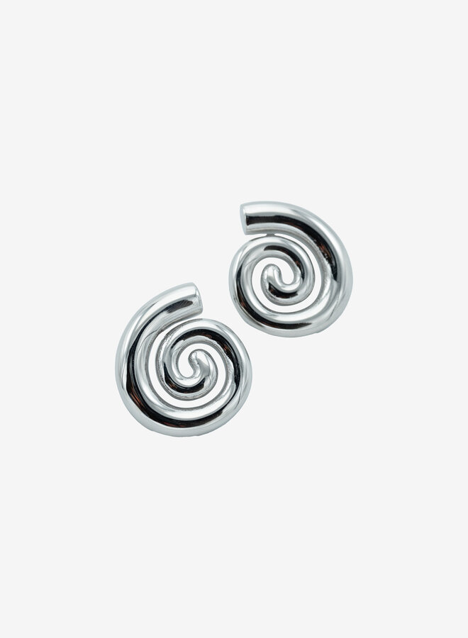 Statement oorbellen spiral