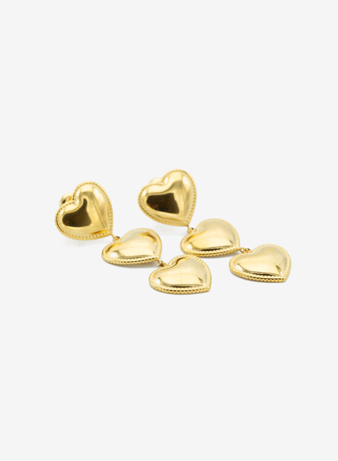 Statement oorhangers harten