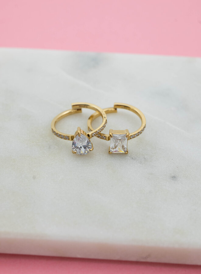 Ring met steen Sandy