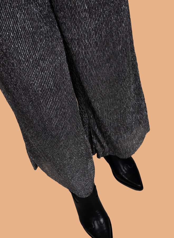 Jumpsuit party glitter zilver