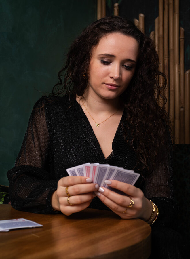 Jumpsuit party glitter zwart