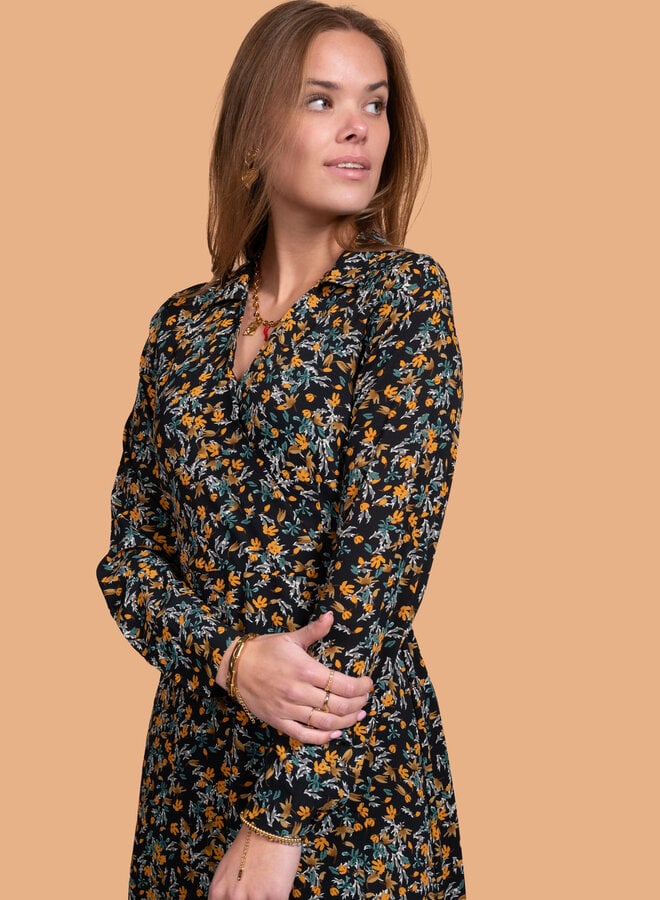 Lange jurk met print