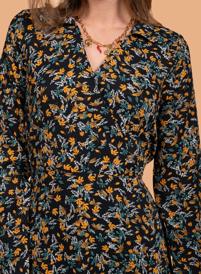 Lange jurk met print